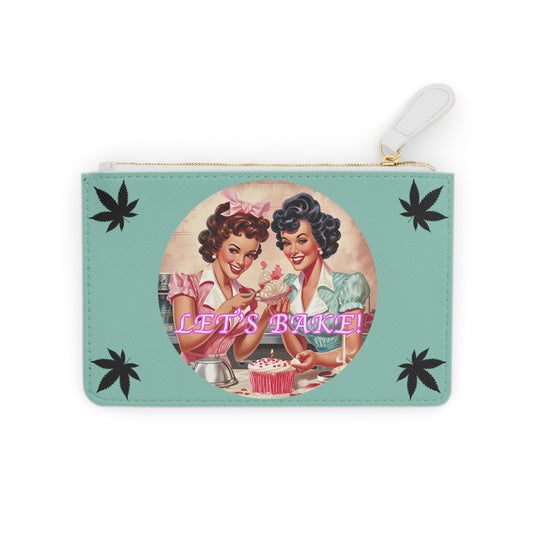 Retro Let's Bake Mini Clutch Bag