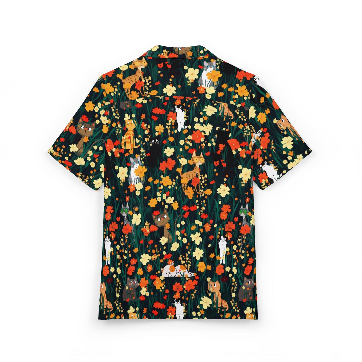 Meowaiian Hideaway Shirt - Hawaiian Style Buttondown