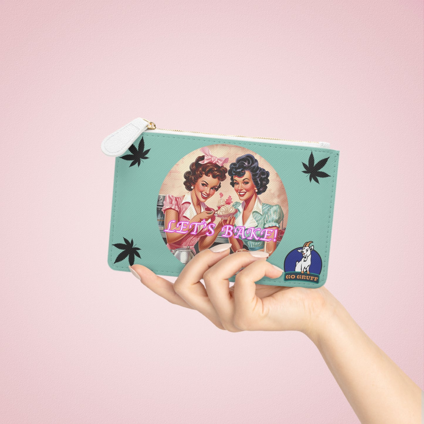 Retro Let's Bake Mini Clutch Bag