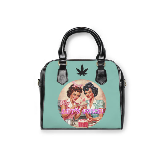 Retro Let's Bake Shoulder Handbag