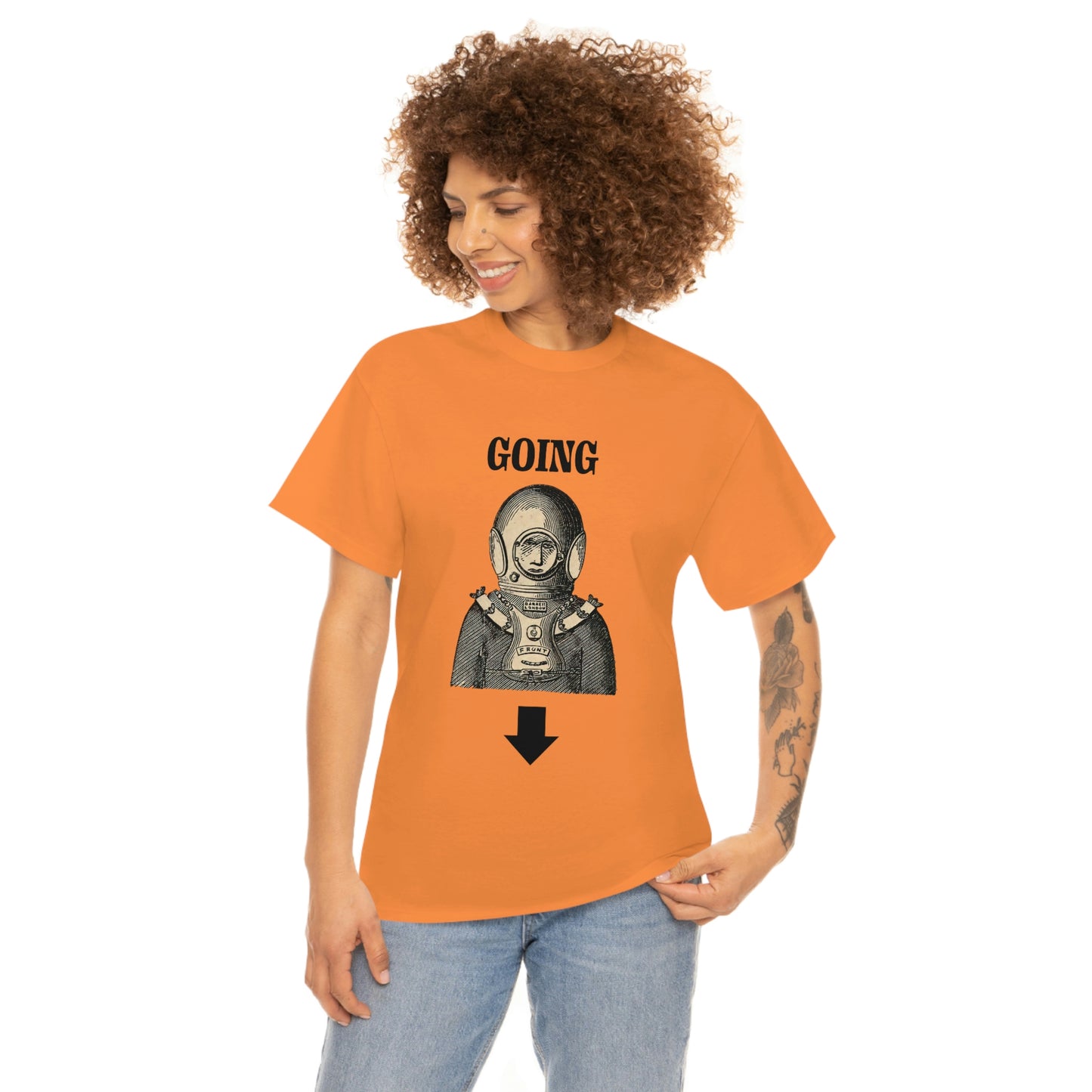 Going Down Cotton Tee