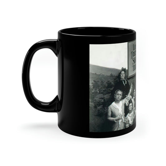 Lips That Touch Liquor - 11oz Black Mug