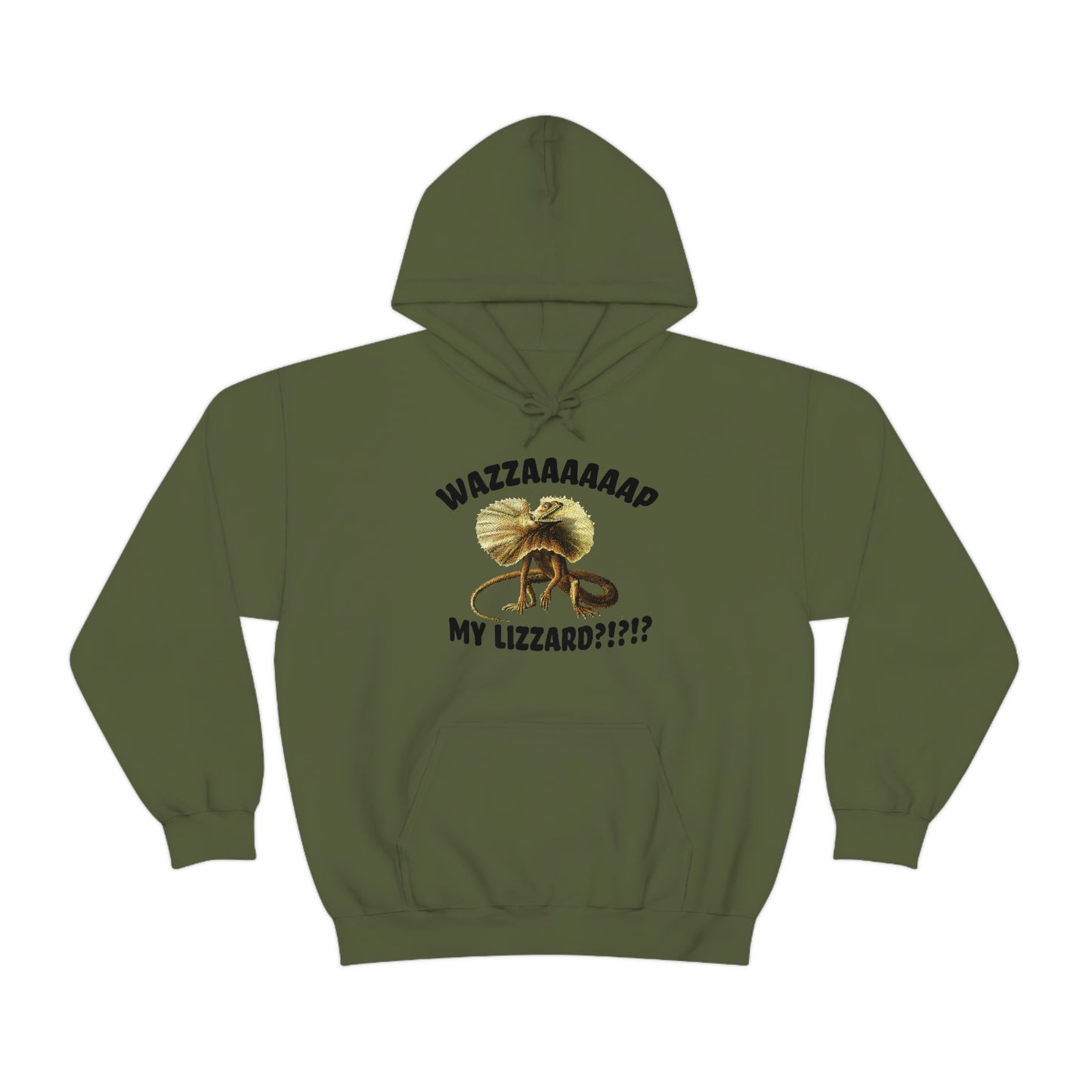 Wazzaaap My Lizard Hooded Sweatshirt