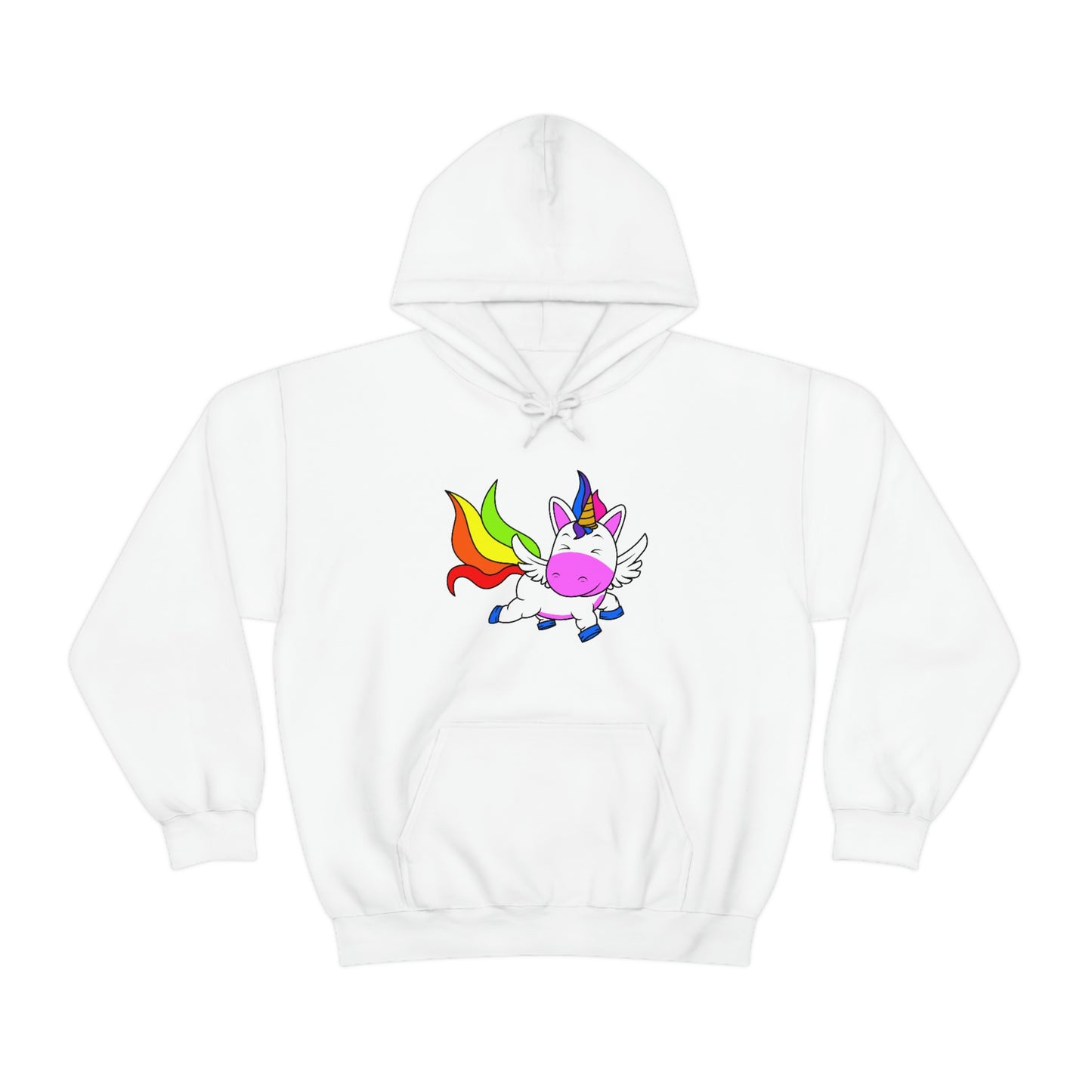 Magical Rainbow Unicorn Hooded Sweatshirt