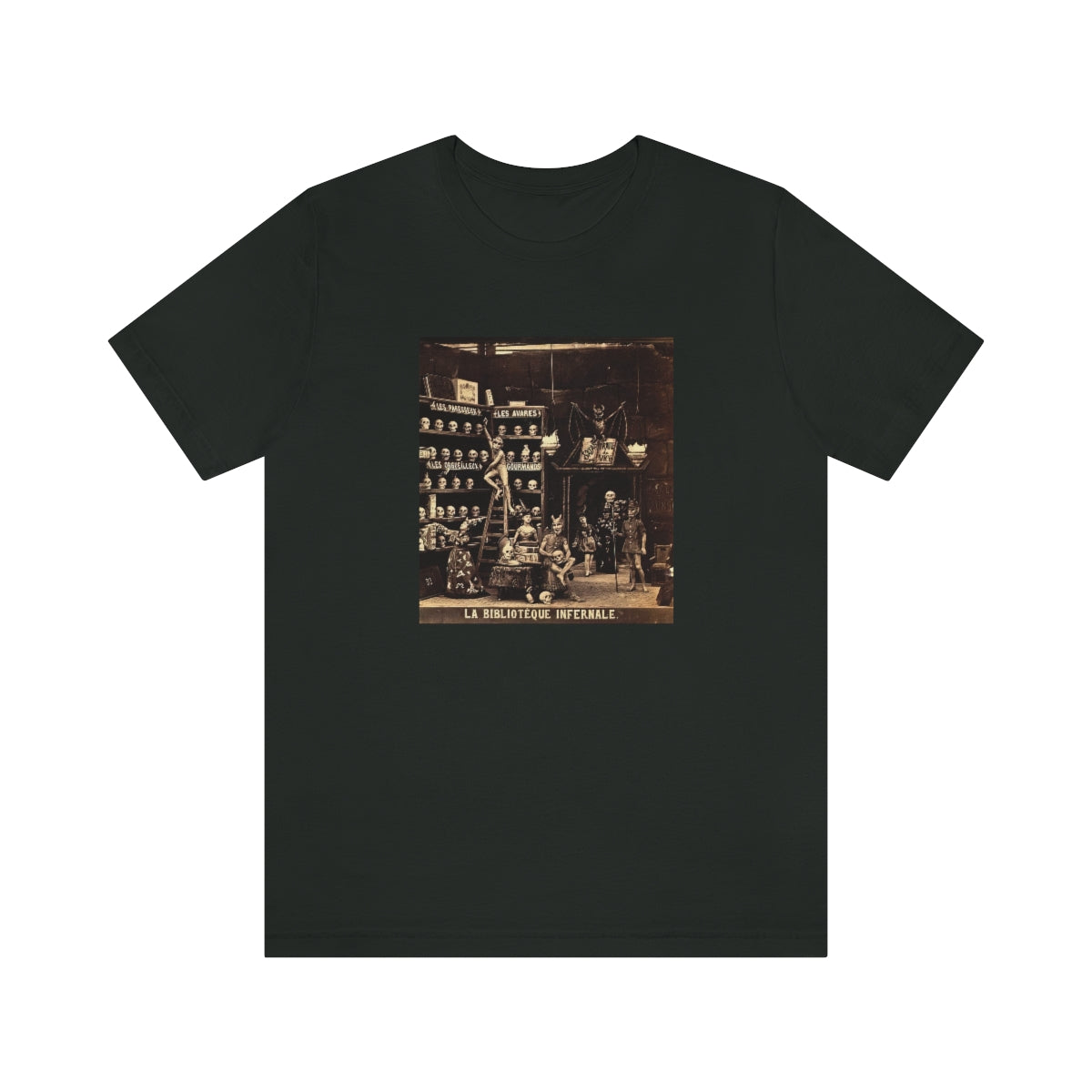 La Bibliotéque Infernale - Short Sleeve Tee
