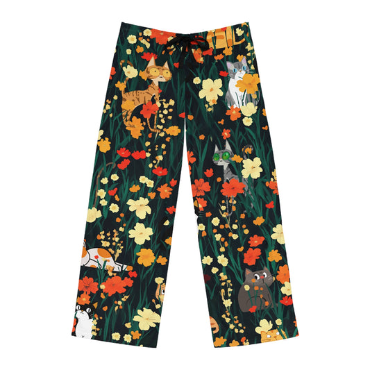 Whisker in the Wild Pajama Pants - Cozy, Fun Sleepwear for Cat Lovers