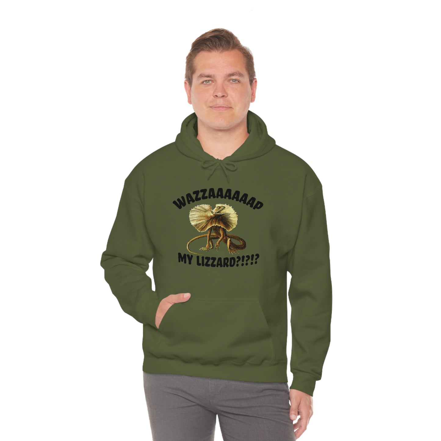 Wazzaaap My Lizard Hooded Sweatshirt