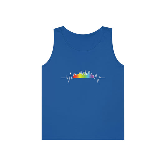 Rainbow Heartbeat SF Tank Top
