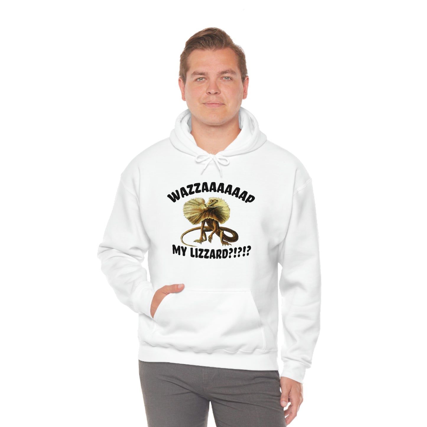 Wazzaaap My Lizard Hooded Sweatshirt