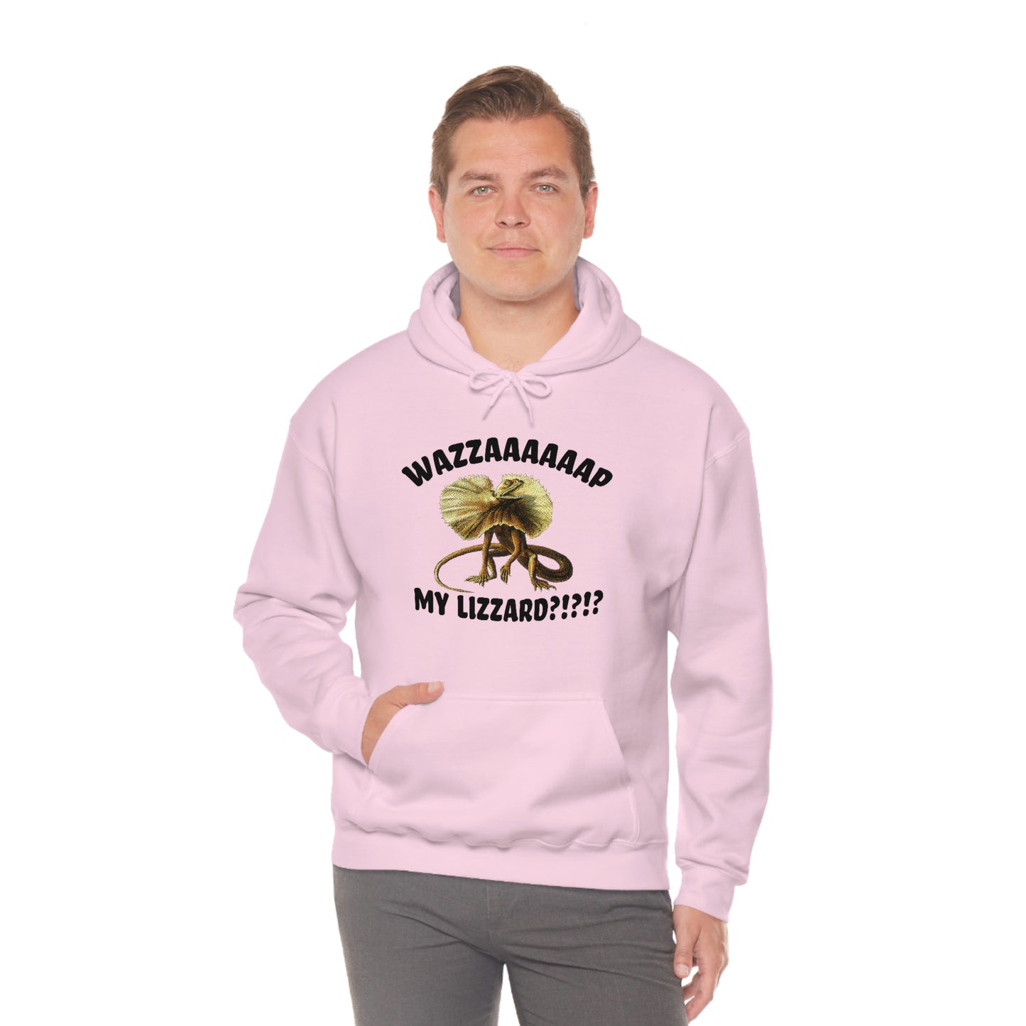 Wazzaaap My Lizard Hooded Sweatshirt