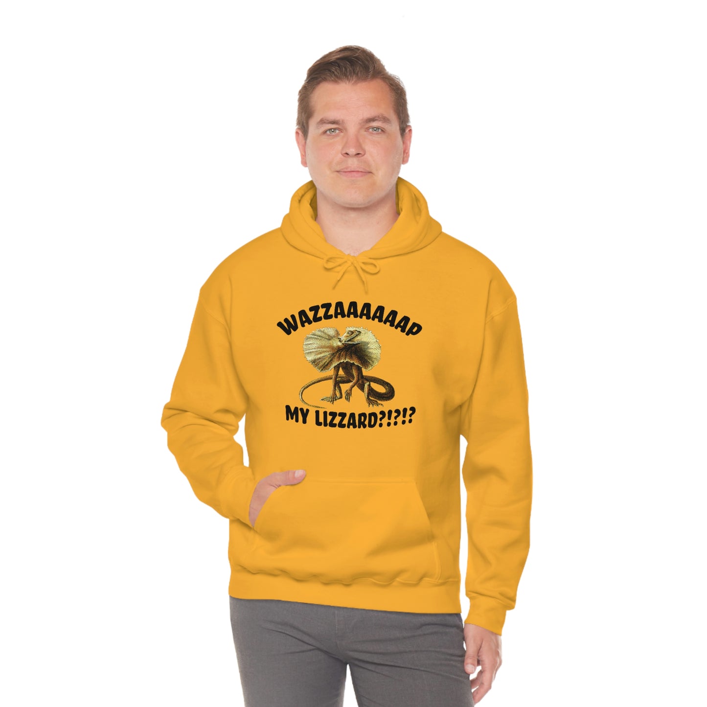 Wazzaaap My Lizard Hooded Sweatshirt