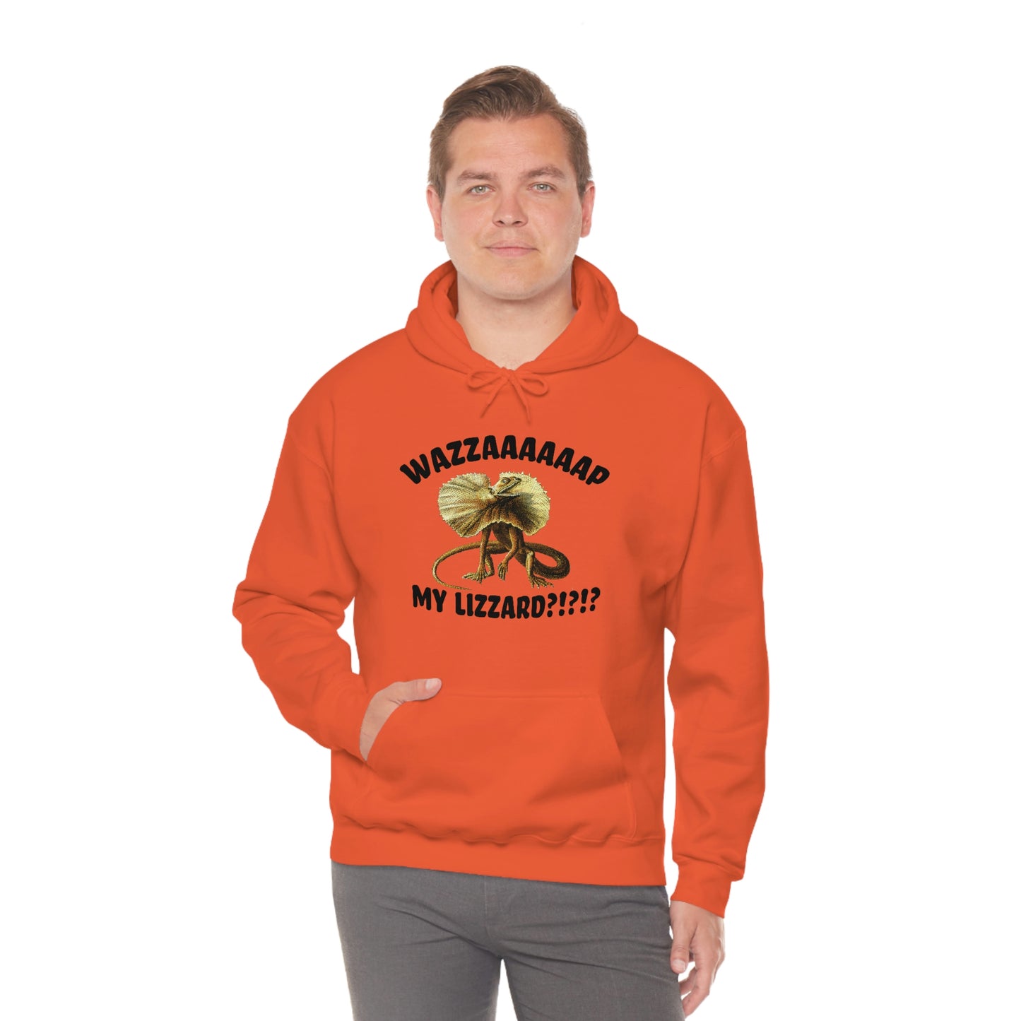 Wazzaaap My Lizard Hooded Sweatshirt