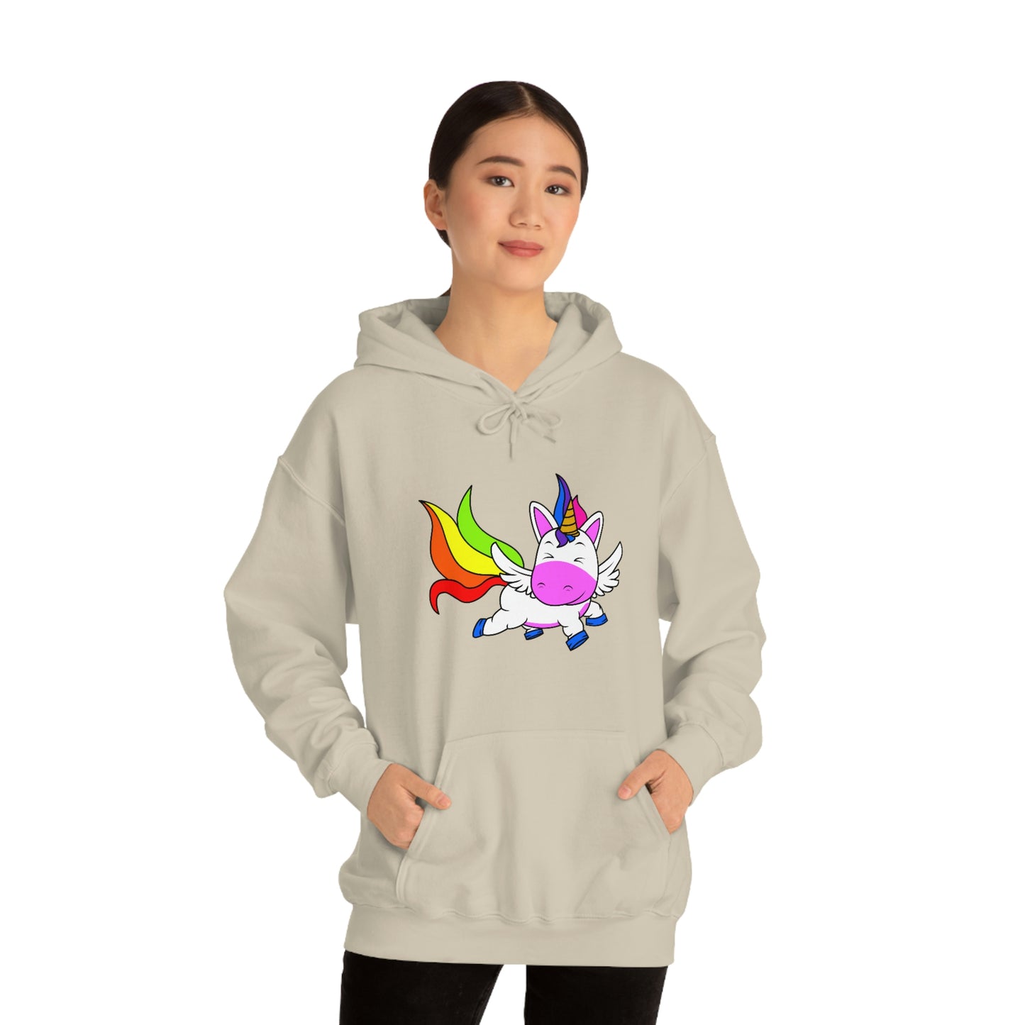 Magical Rainbow Unicorn Hooded Sweatshirt