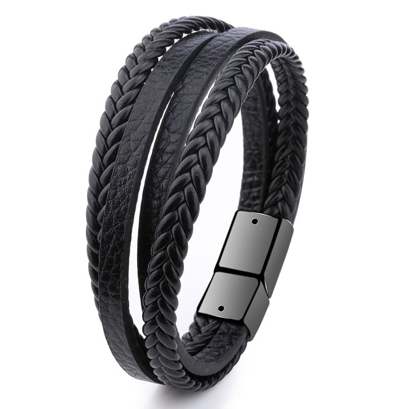 Leather Multi-band Bracelets