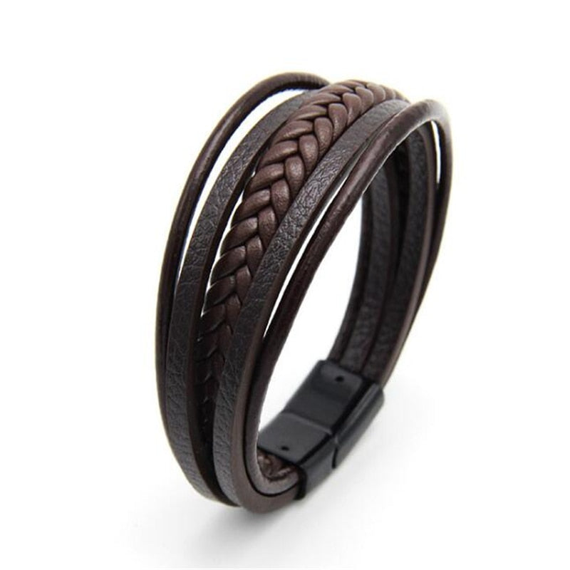 Leather Multi-band Bracelets