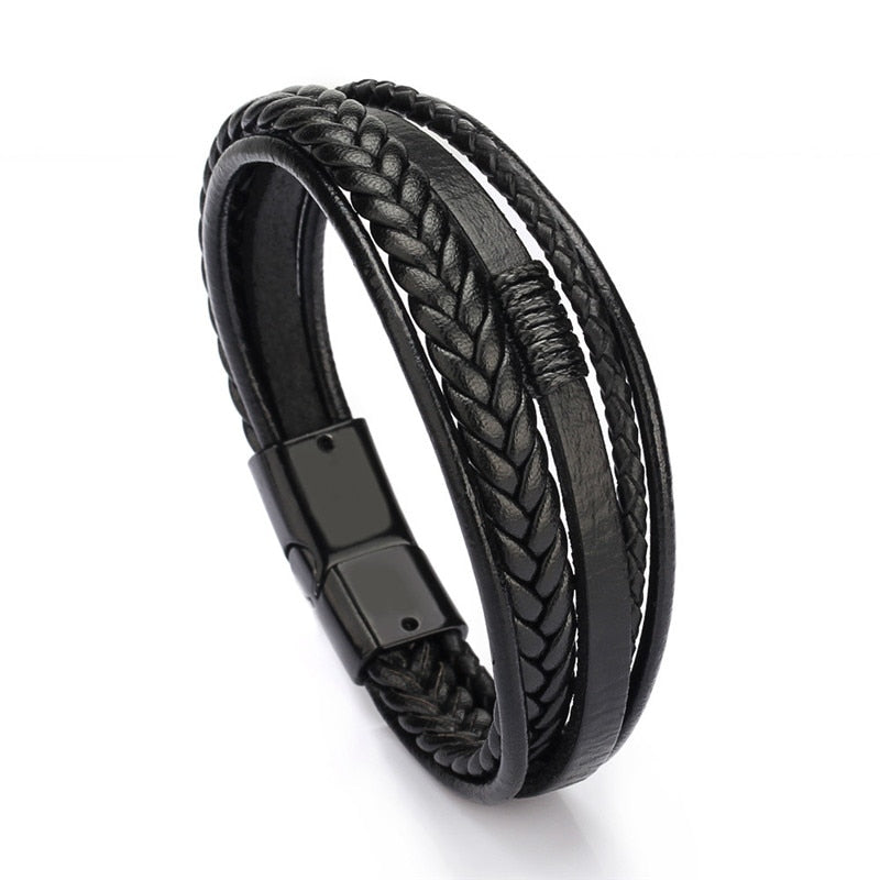 Leather Multi-band Bracelets