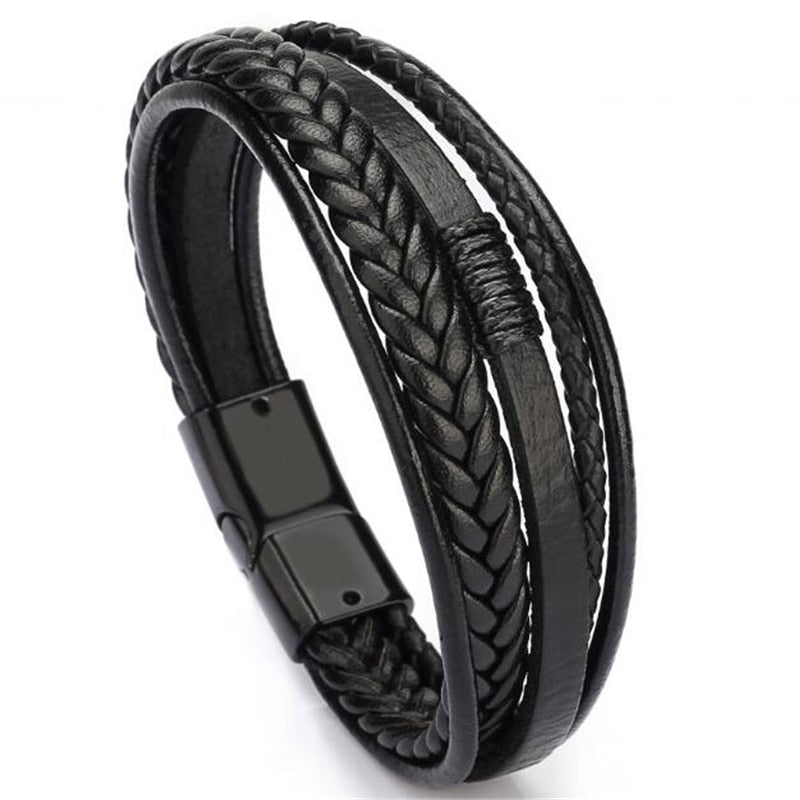 Leather Multi-band Bracelets