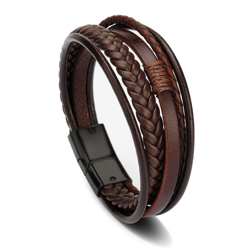 Leather Multi-band Bracelets