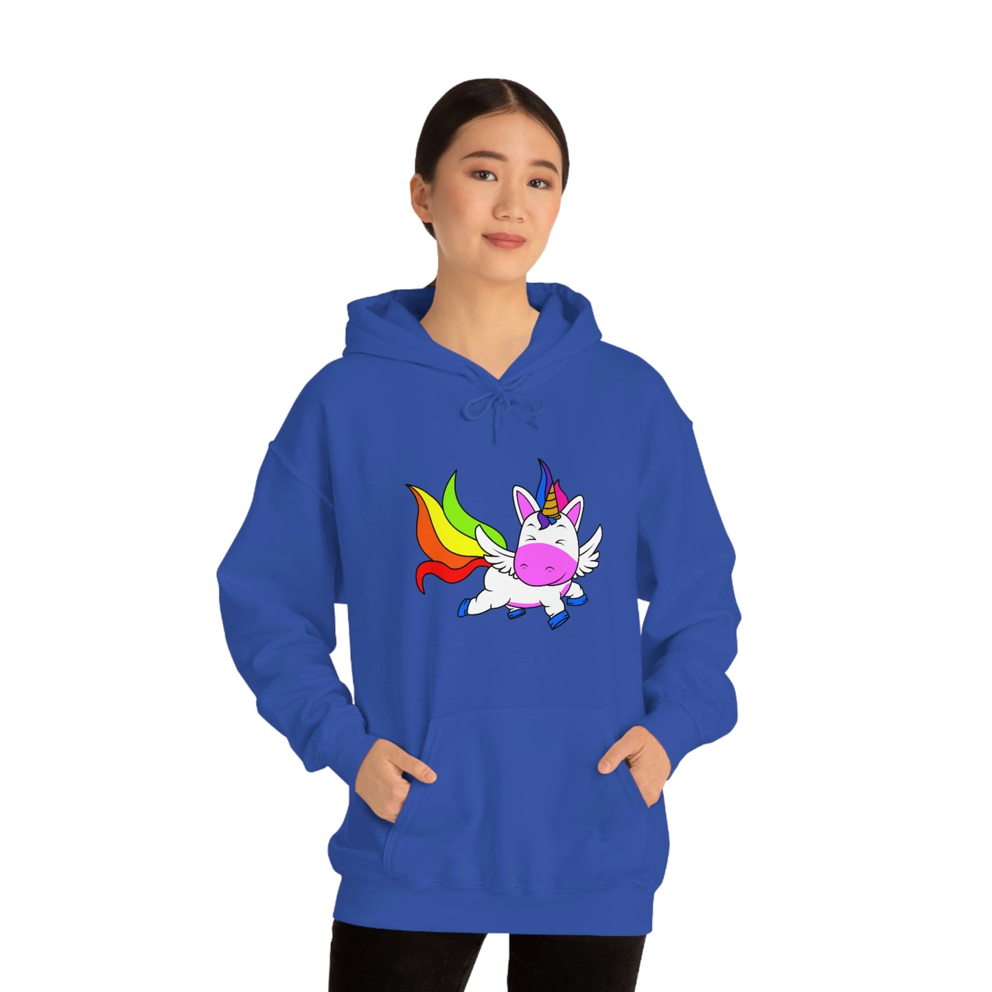 Magical Rainbow Unicorn Hooded Sweatshirt