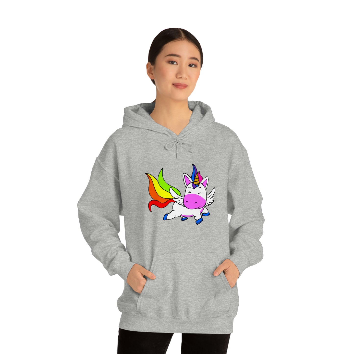 Magical Rainbow Unicorn Hooded Sweatshirt