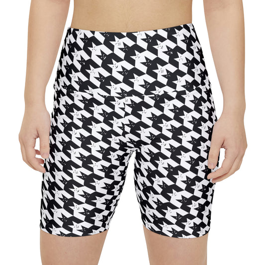 Cats Tooth Women's Workout Shorts