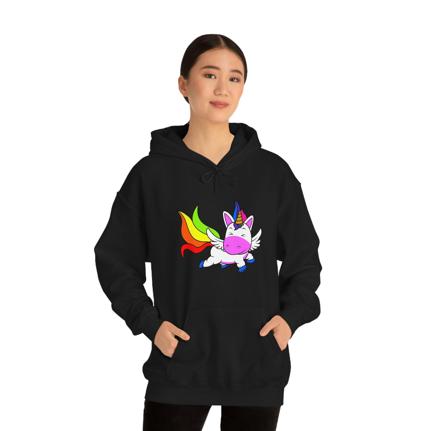 Magical Rainbow Unicorn Hooded Sweatshirt