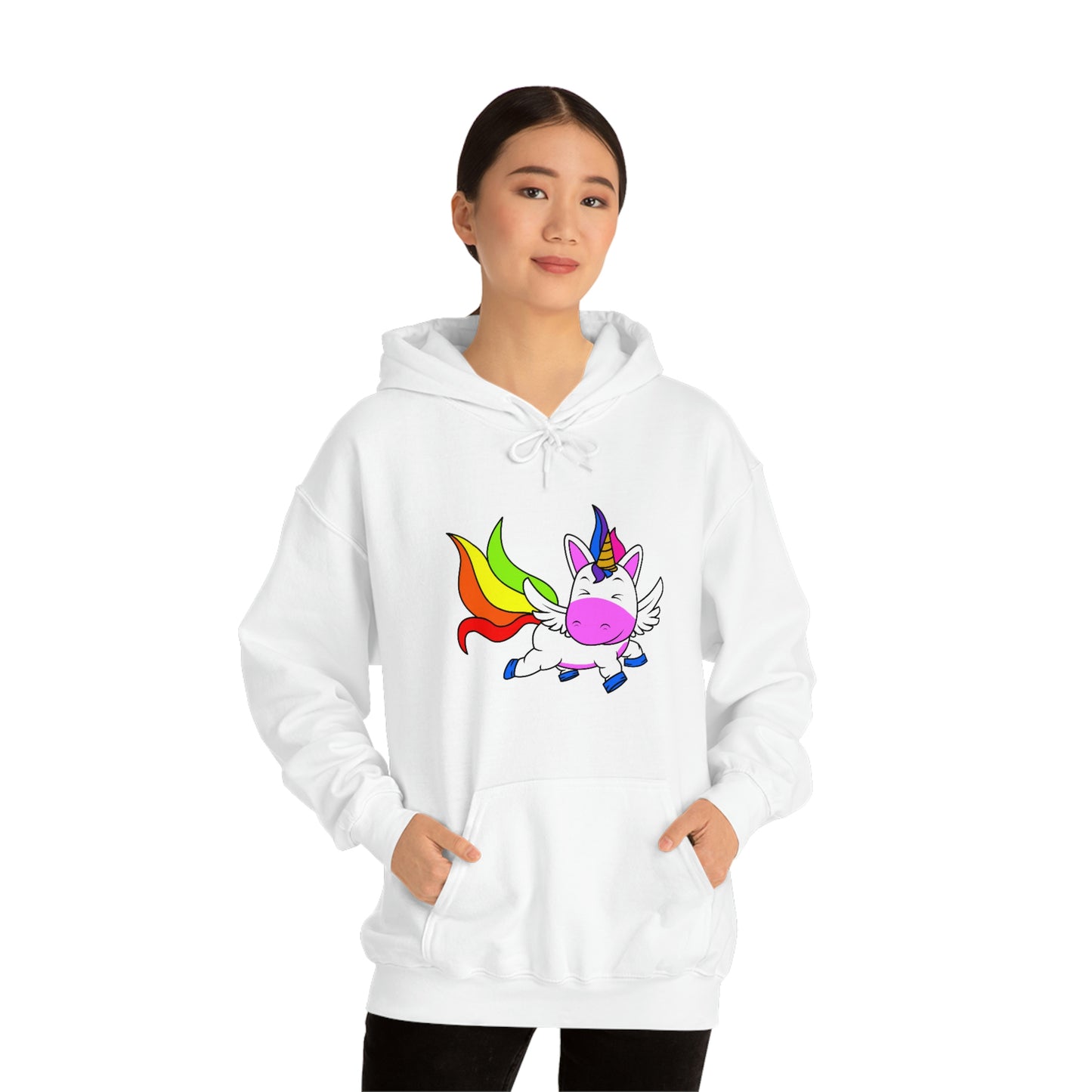 Magical Rainbow Unicorn Hooded Sweatshirt