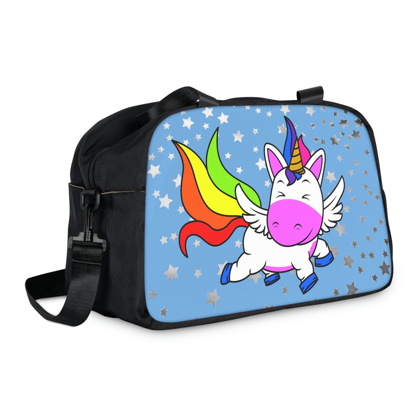 Magic Unicorn Glitter Fitness Handbag